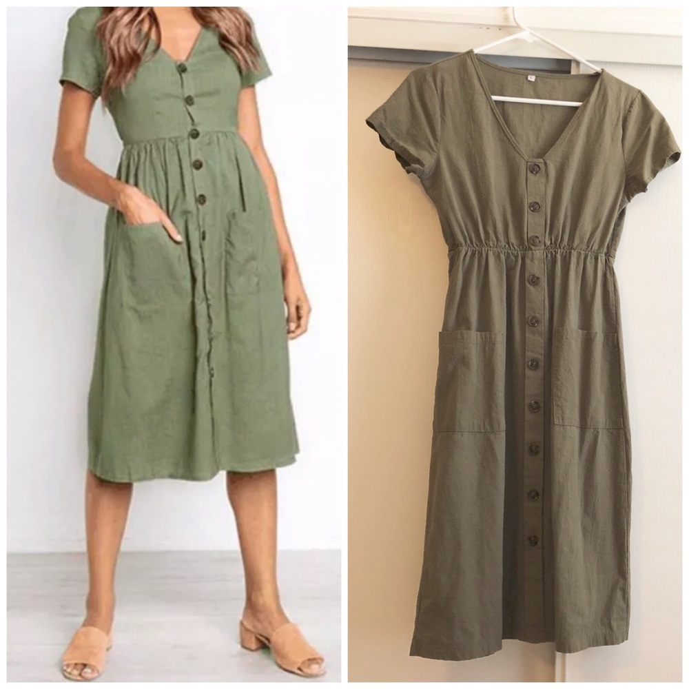 Summer vneck dress